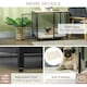 image 5 of PawHut Dog Crate Furniture w/ Soft Cushion, for Indoor Use, Small, Medium Dogs