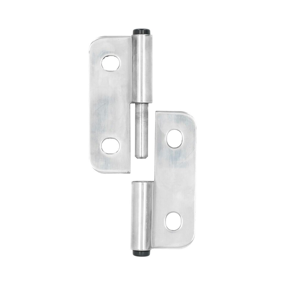 image 1 of Stainless Steel Lift Off Leaf Hinge Right 76x100mm Heavy Duty Door Hatch Silver