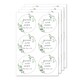 image 6 of Personalised Botanical Free Text Sticker Set