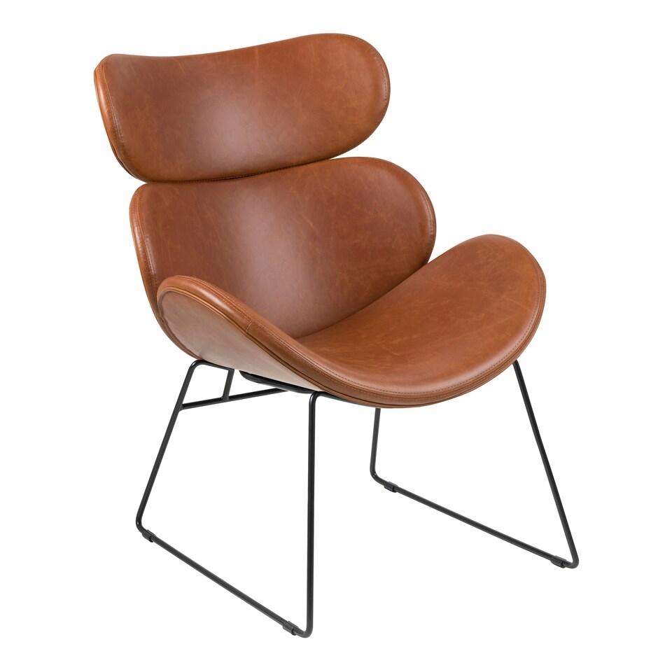 image 1 of Cazar Lounge Chair in Brown