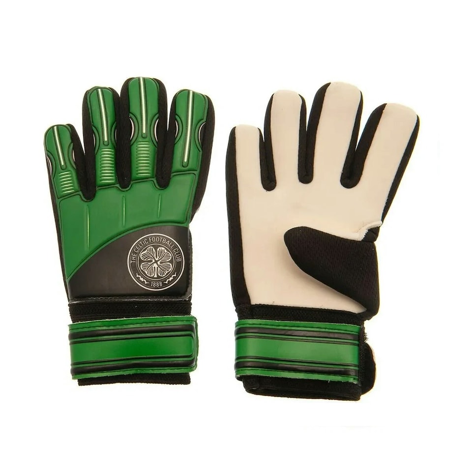 image 1 of Celtic FC Goalkeeper Gloves Junior Green