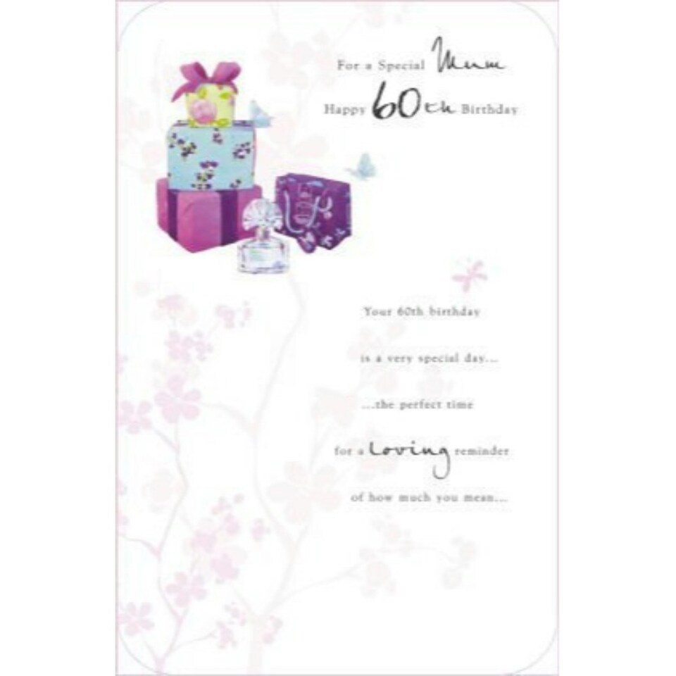 image 1 of Mum Age 60 Birthday Card