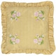 image 1 of Wylder Martha Embroidered Ruffle Yellow Filled Cushion 50 x 50 cm | Multi