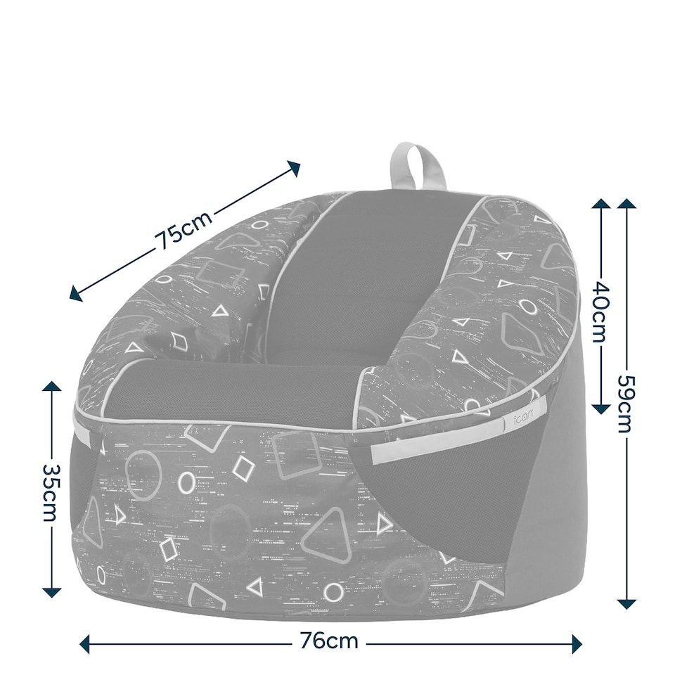 image 1 of icon Alpha Kids Gaming Dome | Blue | Navy | M | 1