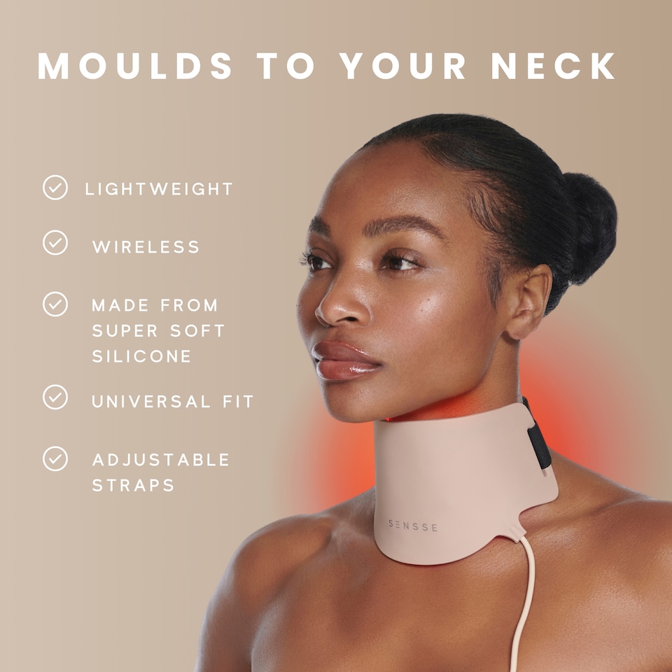 image 1 of Sensse Silhouette Silicone LED Neck Mask