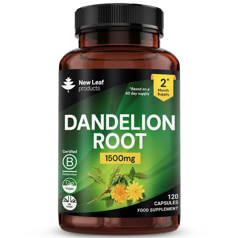 image 1 of Dandelion Root High Strength 120 Capsules, 1500mg P/S, 2-Months Supply