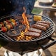 image 5 of Garden Vida Memphis Freestanding Lightweight Portable Kettle BBQ Grill - Black & Red