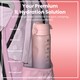 image 2 of Leak Proof 1 Litre Water Bottle, BPA Free, 1000ml (32oz) | Pink | Periwinkle & Rose | 1L
