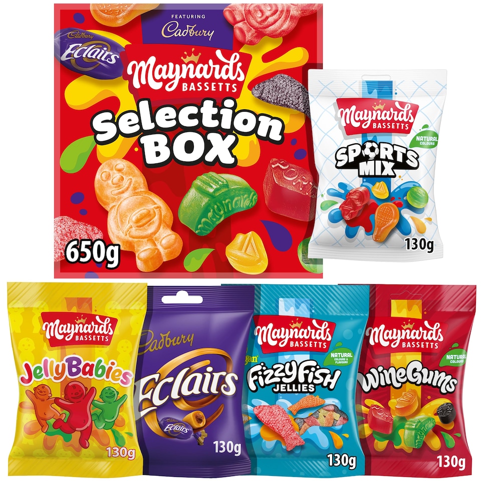 image 1 of Cadbury & Maynards Bassetts Sweet & Chocolate Selection Box