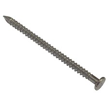 Forgefix Annular Ring Shank Nails, Bright Finish | Silver | Bright Finish | 65mm Bag Weight 500g | 1