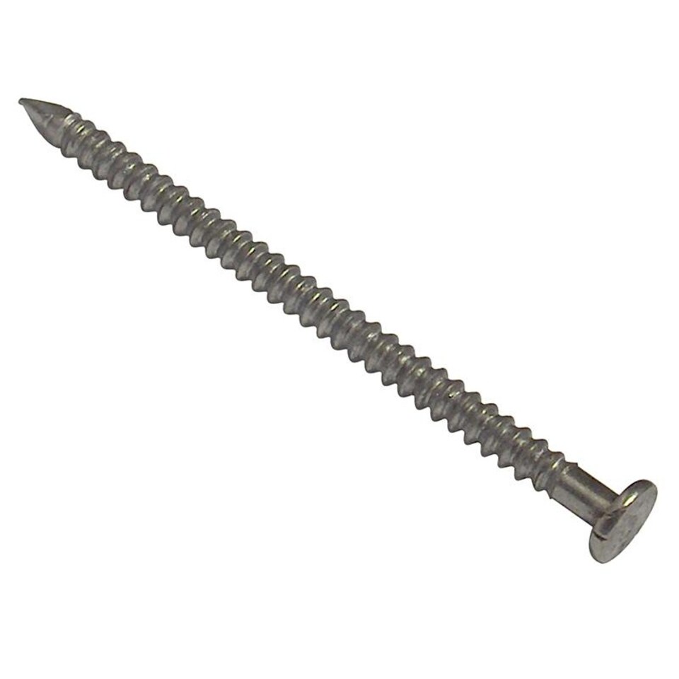 Forgefix Annular Ring Shank Nails, Bright Finish | Silver | Bright Finish | 65mm Bag Weight 500g | 1