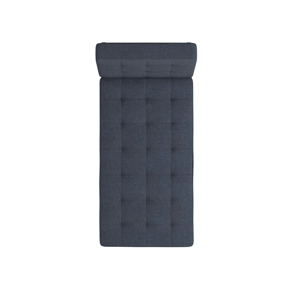 image 1 of Adalynn Chaise Lounger Blue Linen Blue | BLUE LINEN