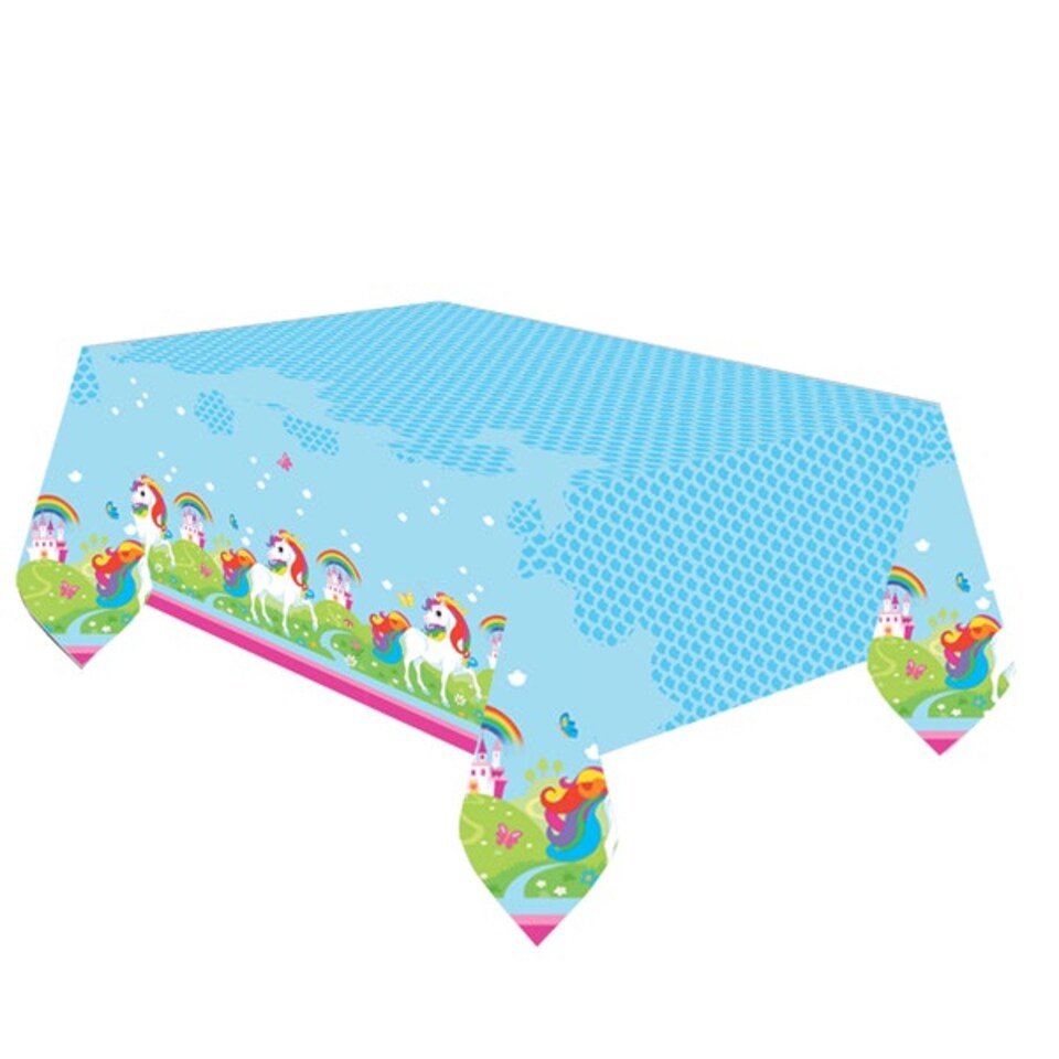 Amscan Unicorn Plastic Tablecover - Multicoloured - One Size