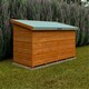 image 1 of 5 x 2' 2" (1.45m x 0.67m) Wooden Tool Chest (12mm Tongue and Groove Floor and PENT Roof) (5ft x 2ft2) (5x2'2)