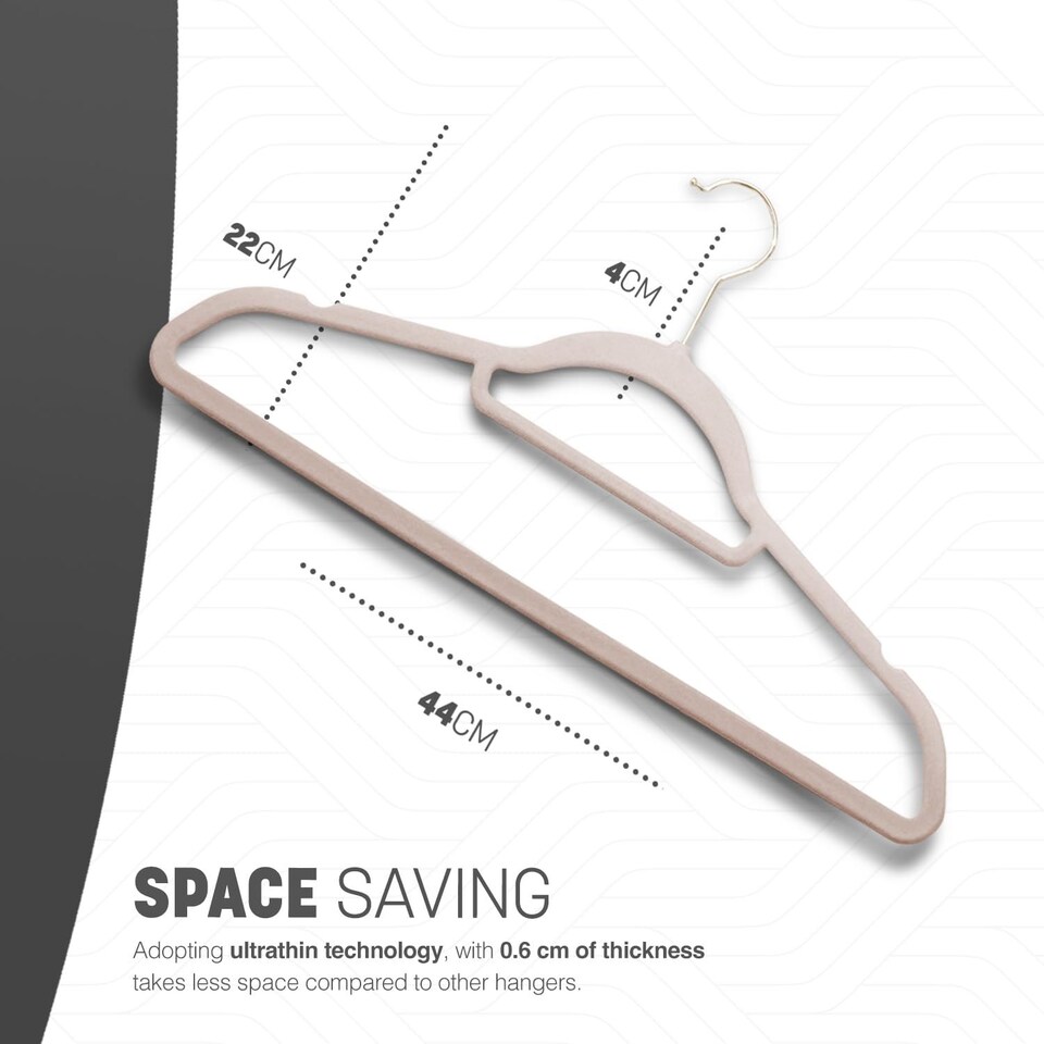 image 1 of Keplin Velvet Non-Slip Clothes Hangers with Tie Bar and Swivel Hook, 30 Pack