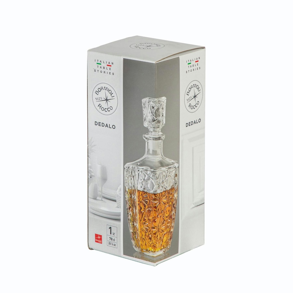 image 1 of Bormioli Rocco Dedalo Whisky Decanter - 780ml Clear
