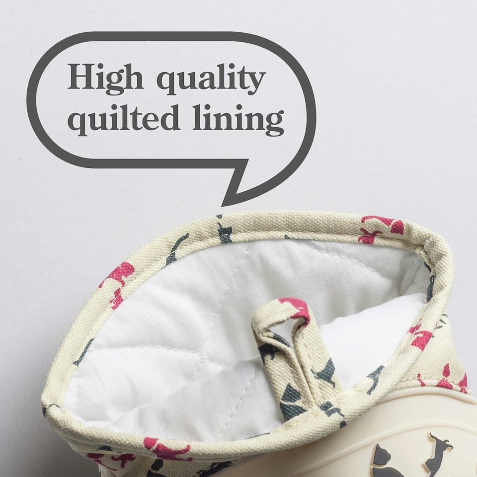 image 1 of SteamStop™ Silicone Single Oven Glove | Brown | Cat