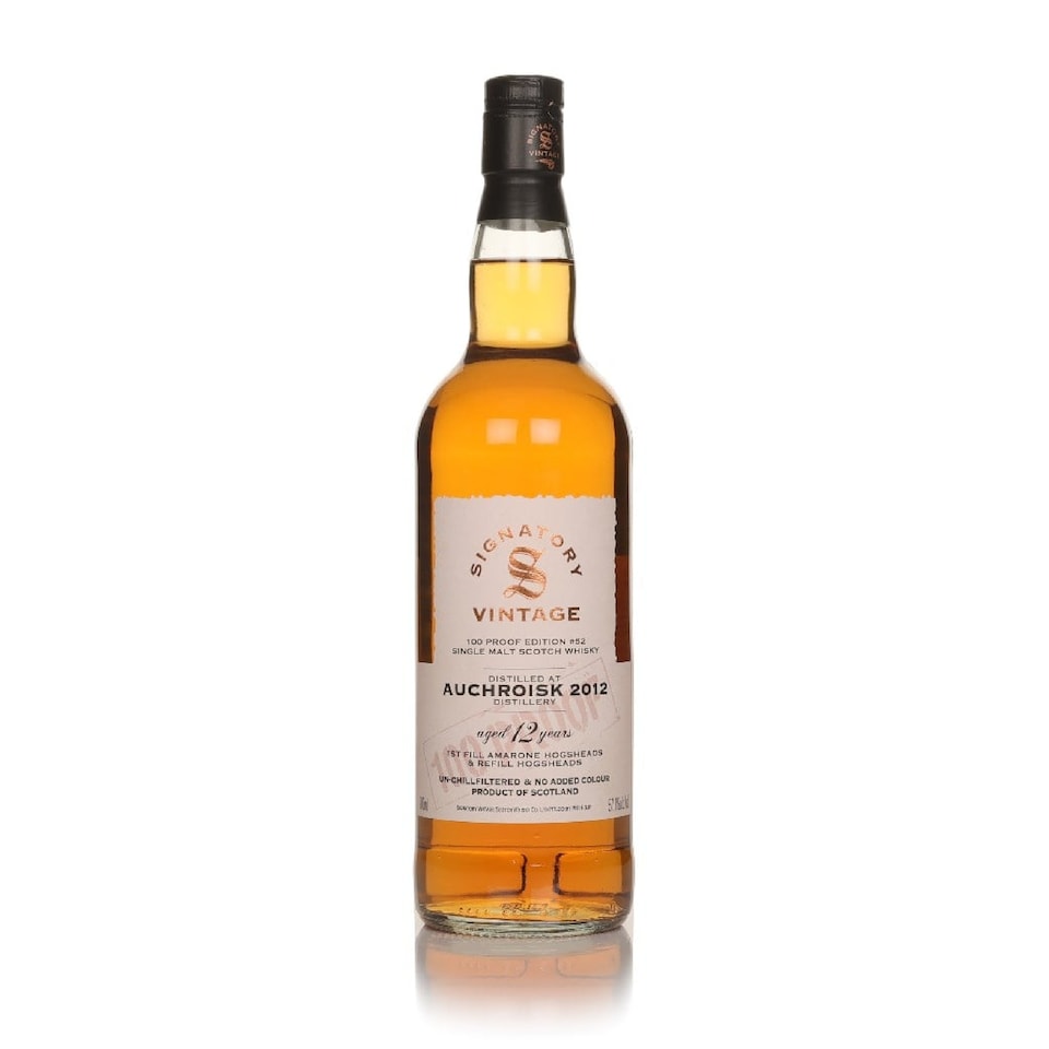 image 1 of Auchroisk 12 Year Old 2012 - 100 Proof Edition 52 Signatory | Clear