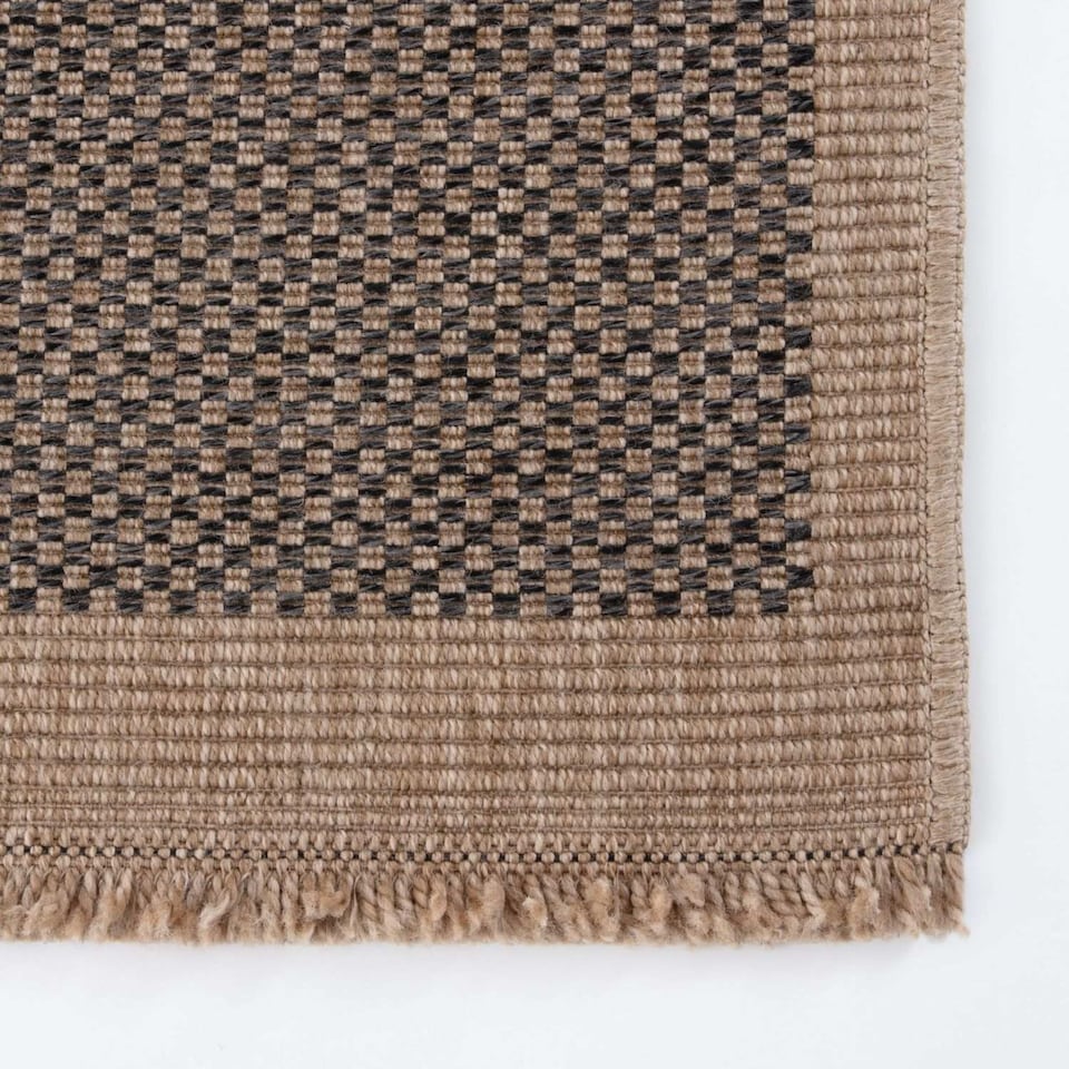 image 1 of The Rugs Nature Collection Square Dots Design Outdoor Rugs Garden Patio | 5200
