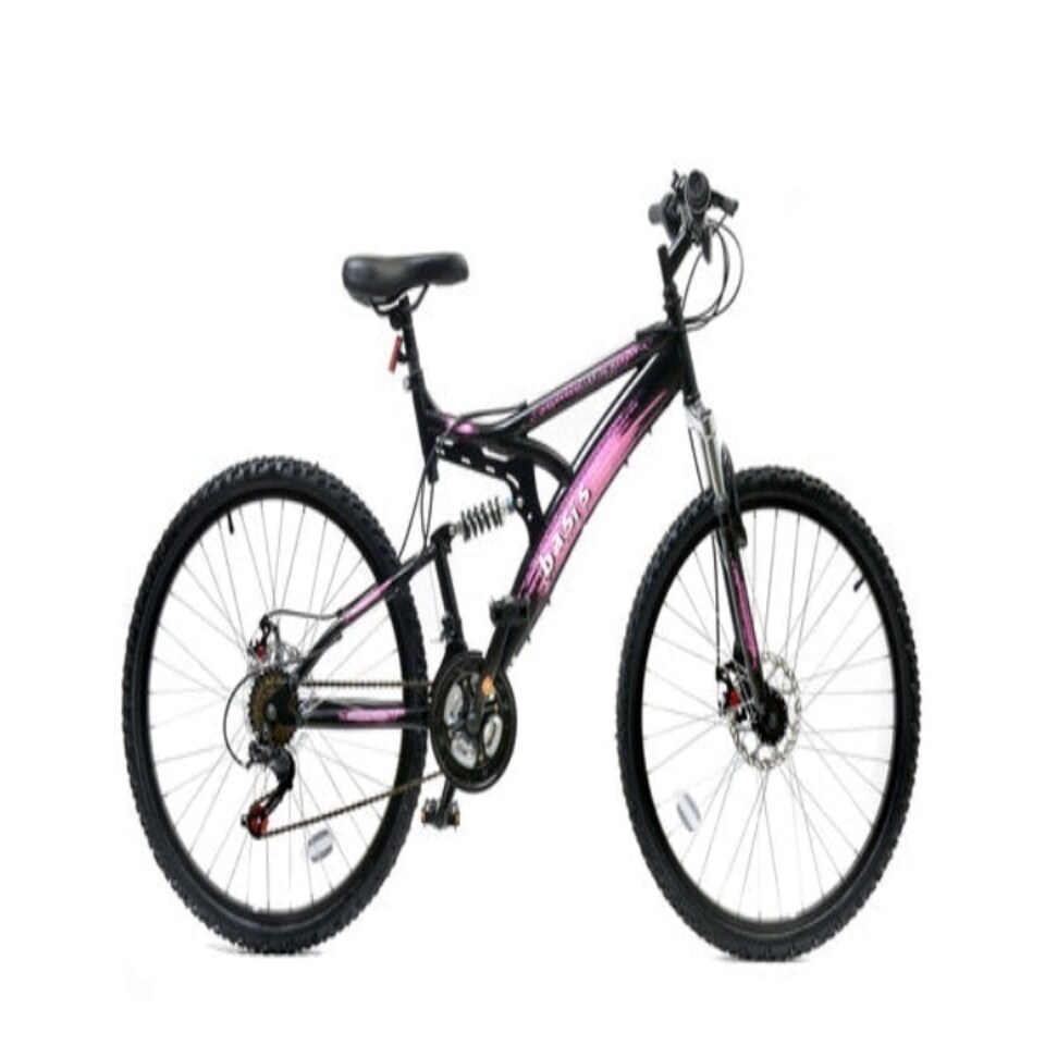 Basis 1 Full Suspension Mountain Bike 26in Wheel 18 Speed