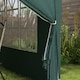 image 9 of Outsunny 3 x 3 m Garden Pop Up Gazebo, Wedding Party Tent Marquee, Water Resistant Awning Canopy with Sidewalls, Windows, Carry Bag, Green