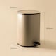 image 3 of COSMIC Bathroom Bin Trash Can 5L Pedal Soft-close Lavander Essentials Collection