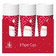 image 2 of Pack of 8 Christmas Santa Design Paper Cups