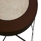 image 4 of Interiors by Premier Modern Side Table With Latticed Base, Practical Wooden Round Table For Outdoor Patio,  Black Bedside Table Black