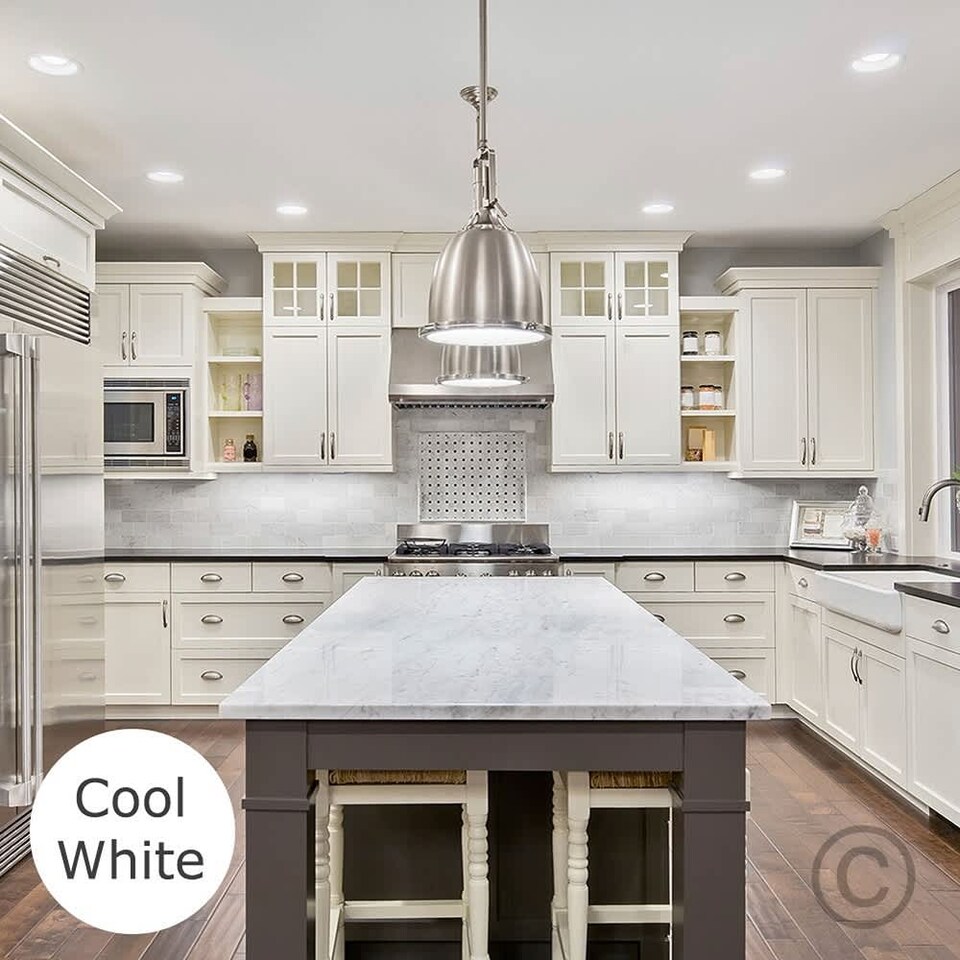 image 1 of ValueLights Brushed Chrome 12V LED Downlight 6000K Cool White