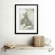 image 2 of Map Antique 1884 Price Lighthouses Lightships British Isle Framed Wall Art Print