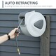 image 3 of DURHAND Retractable Air Hose Reel Auto Self-Winding Wall Mounted 1/4" 15m+140cm
