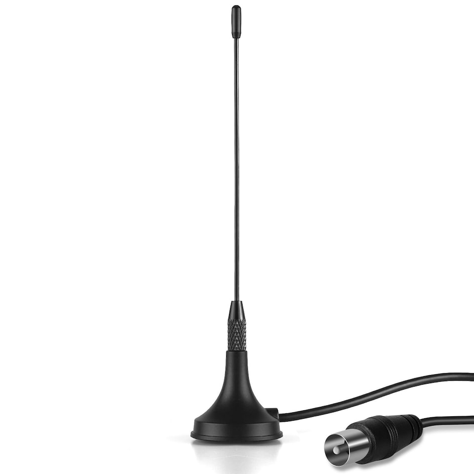 image 1 of Mini Portable Aerial Antenna with Magnetic Base for Freeview & Freeview HD TV Indoor and Outdoor- August DTA180