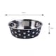 image 1 of Zoon Navy Polka Dot Pet Bowl 14cm Blue