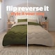 image 8 of Silentnight 10.5 Tog Seersucker Coverless Duvet and Pillowcase Set N/A | Olive/Natural | King