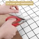 image 6 of Checkered Rectangular Tablecloth, PVC Plastic Table Cover - 137x180cm