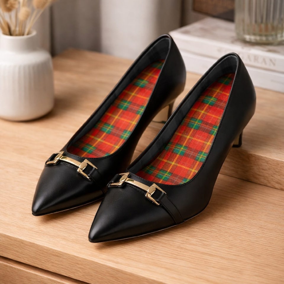 image 1 of BIRCH Ladies Tartan Foam Insoles - Cushioning Shoe Inserts