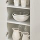 image 10 of SoBuy Low Sideboard with 2 Doors & 3 Drawers, White/Natural Wood, 47.2x15.7x35.4 inches, 27.1 kg - FSB75-WN