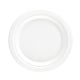 image 1 of White Round Compostable Bagasse Plates 18cm - Pack of 25