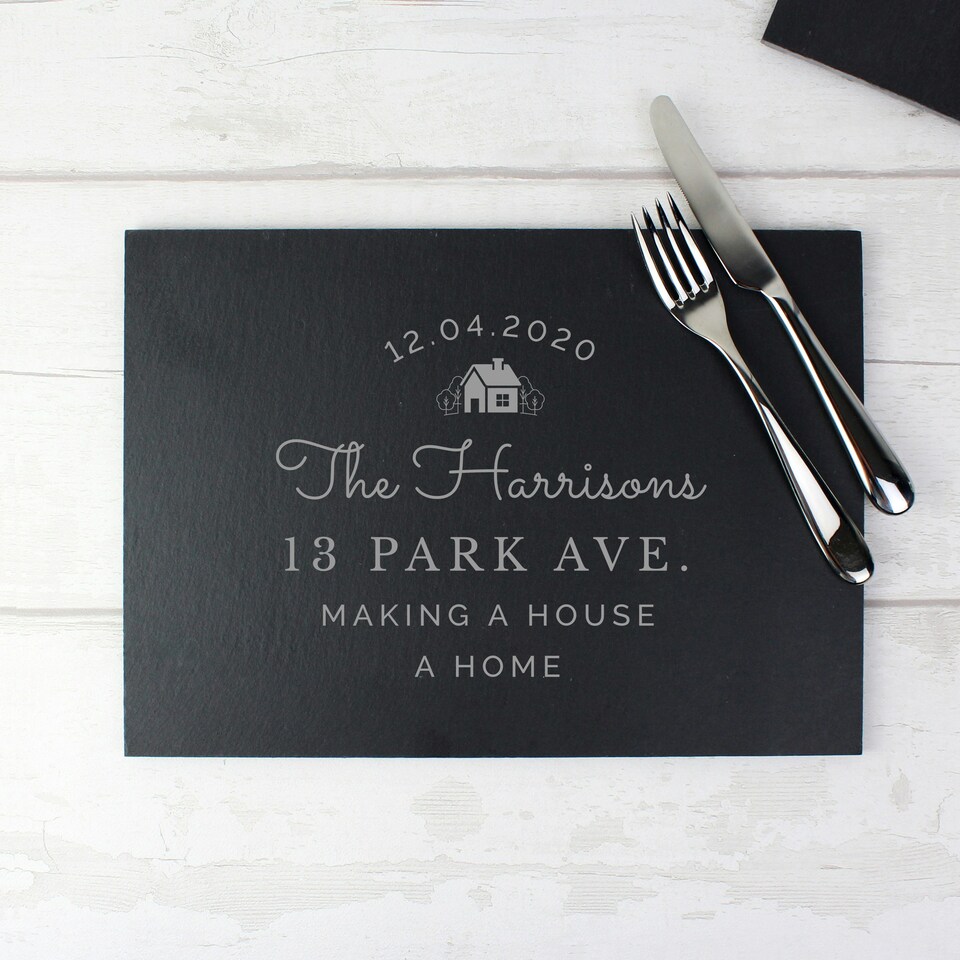 image 1 of Personalised New Home Slate Black