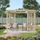 image 2 of Panel Pergola - Wood - L420 x W420 cm - Light Green