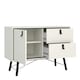 image 5 of Ry Sideboard with 1 Door 2 Drawers in Matt White