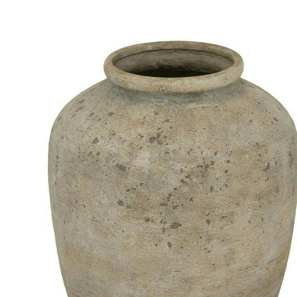 image 1 of Deruta Medium Mottled Vase - Ceramic - L30 x W30 x H40 cm - Grey Grey