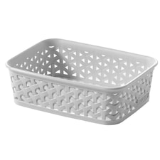 Curver My Style Natural Fibre Effect Tray - Grey - A6