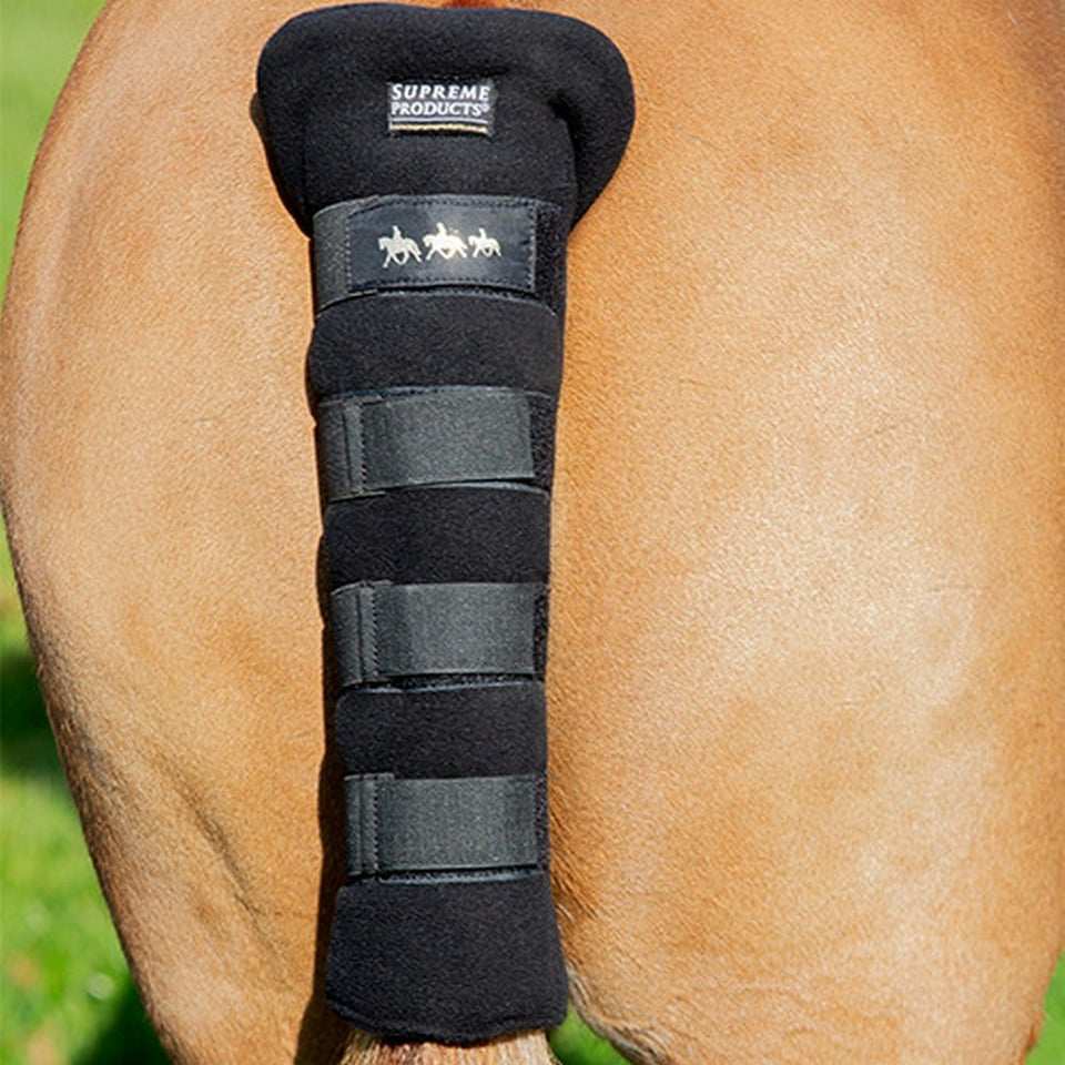 image 1 of Supreme Products Royal Occasion Horse Tail Guard - Black - Pony