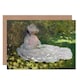 image 1 of Claude Monet Springtime Camille Doncieux Nature Portrait Greeting Card