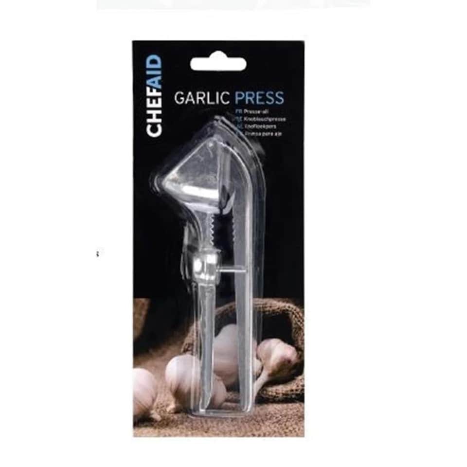 Chef Aid ChefAid Garlic Press With Cherry/Olive Stoner - One Colour - One Size
