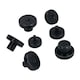image 3 of Brake Pipe Flaring Tool Kit Brake Repair Single + Double Flare 3/16in - 5/8in 9pc