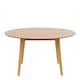 image 2 of Roxby Round Dining Table in Oak 140x76cm