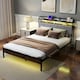 image 2 of COSTWAY King Size Bed Frame w/Charging Station
