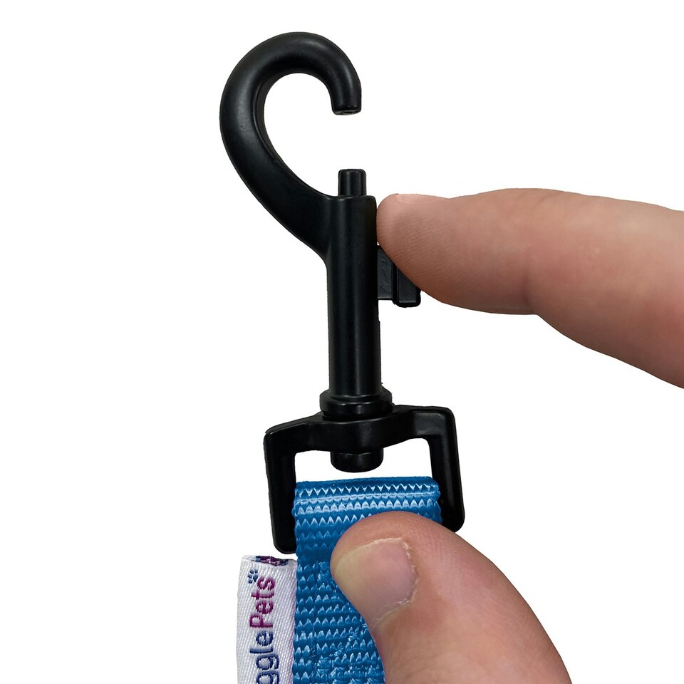 image 1 of HugglePets Padded Nylon Weatherproof Dog Lead Blue